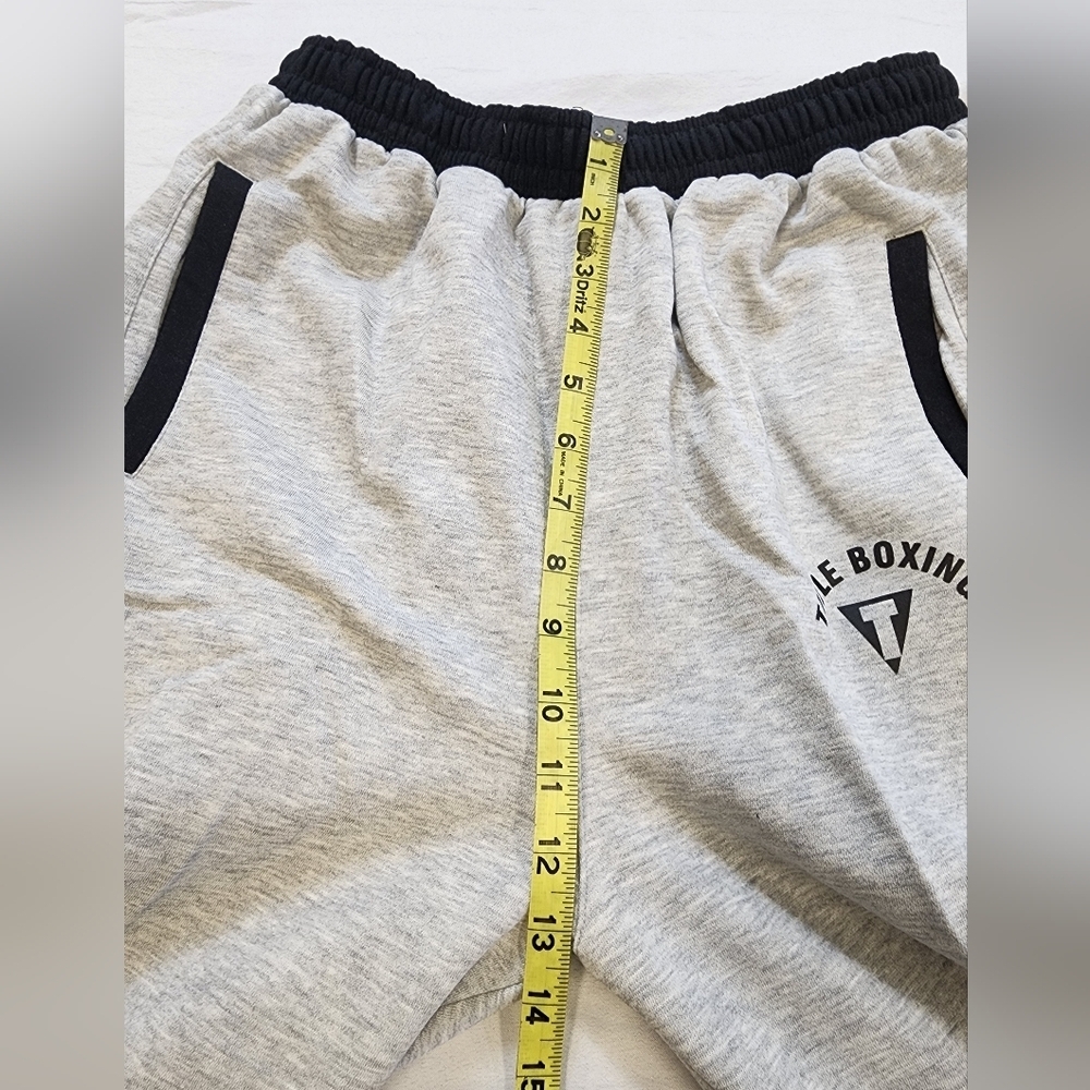 NWT Title Boxing Men's Gray Black Sweatpants Jogger, sz Large - Picture 6 of 13